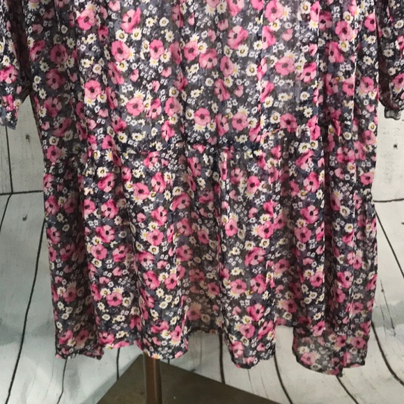 NWT Plus Size EVRI Tiered Chiffon 2 piece dress - Picture 8 of 13